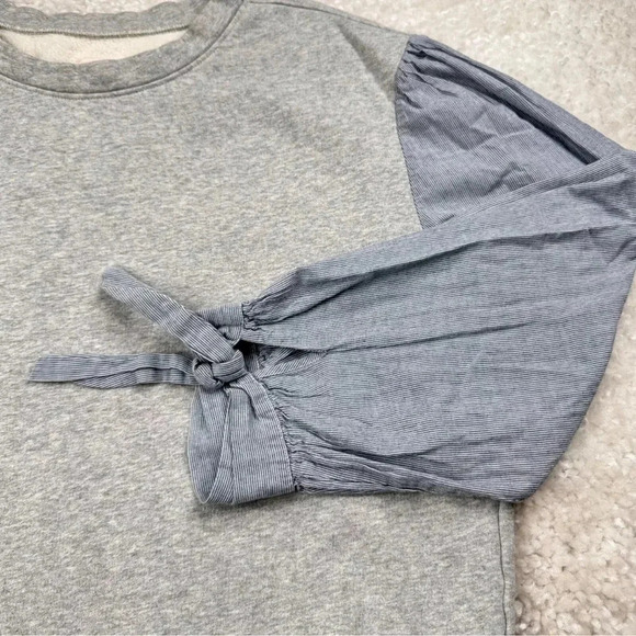 La Vie Rebecca Taylor Mixed-Media Cotton Sweatshirt Women’s Size XS - Picture 5 of 5